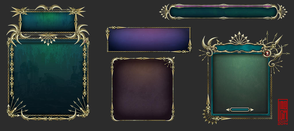 Fantasy game UI by Imogia on DeviantArt