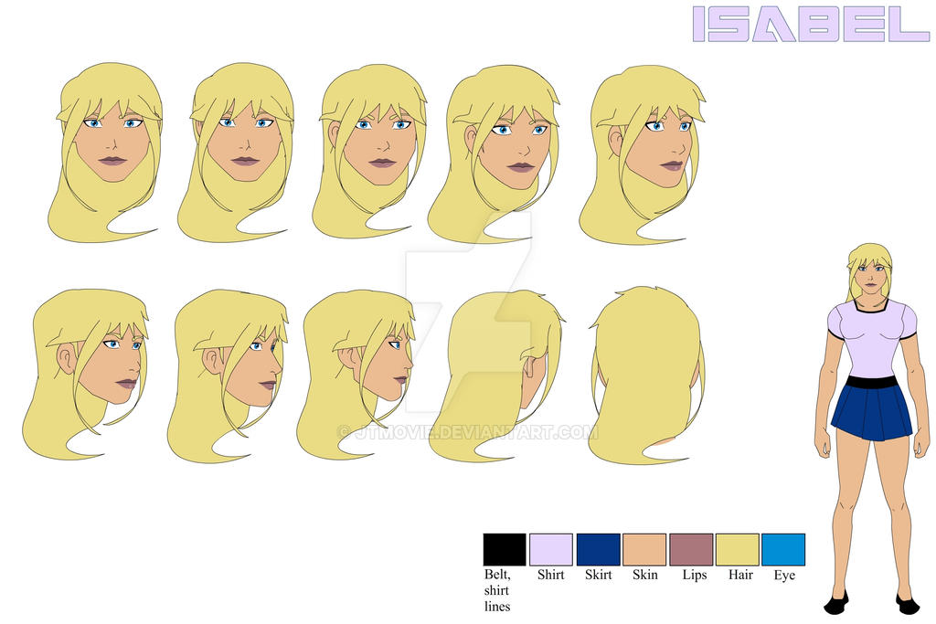 Isabel Character Sheet by JTmovie on DeviantArt