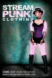 Stream Punk Clothing Poster