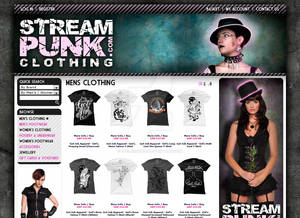 Stream Punk Website Concept