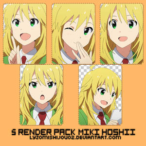 5 Render pack Miki Hoshii#By Ly