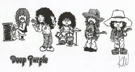 Deep Purple cartoon