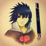 Sasuke - pencil fanart