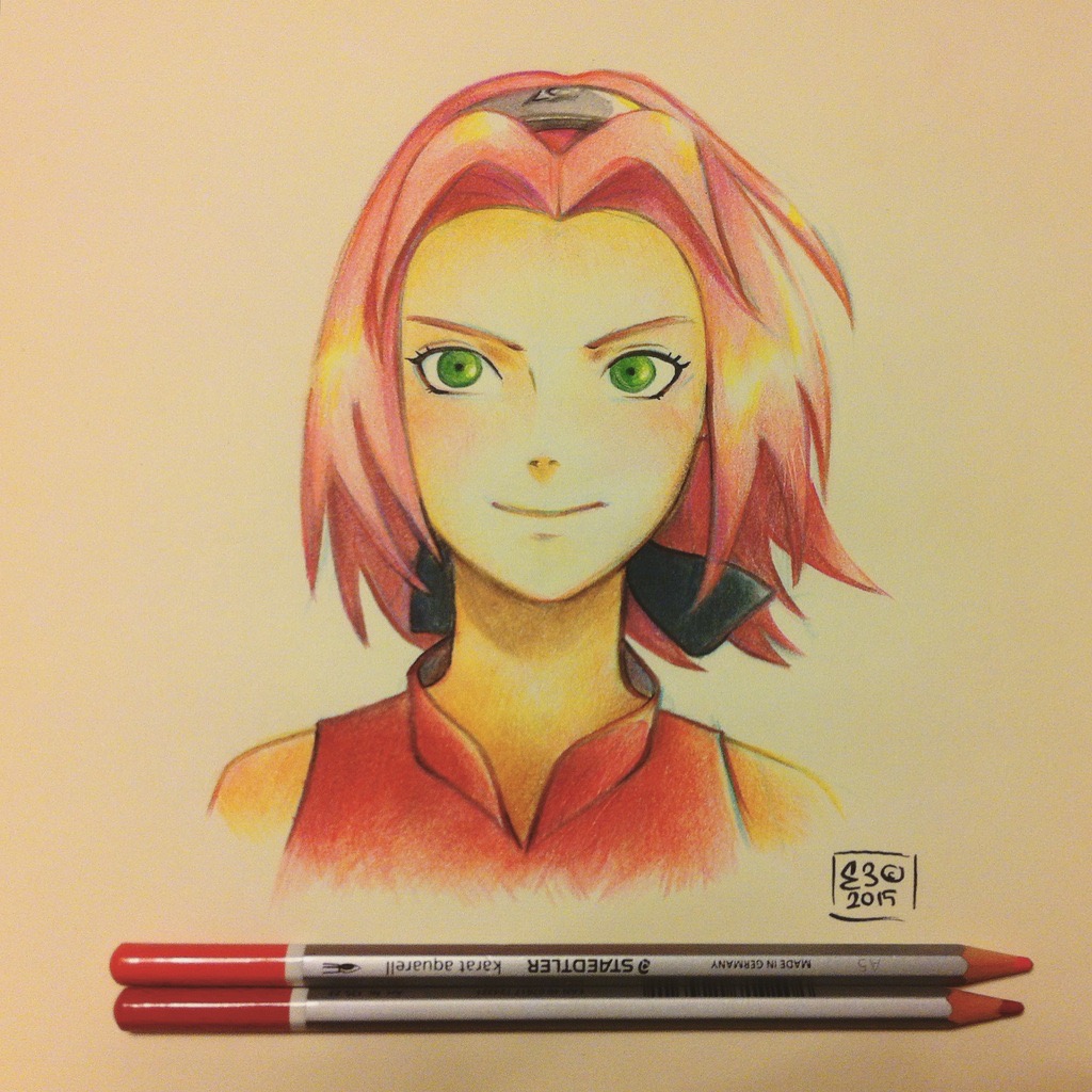 Sakura - pencil fanart