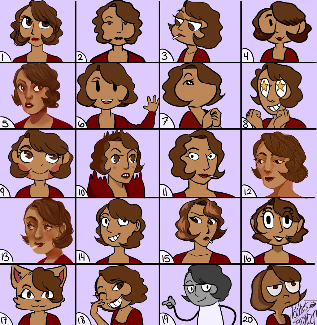 20 Art Styles Challenge by p0cketpainter on DeviantArt