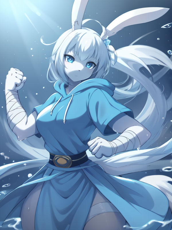 water Rabbit monk by tlzmft23 on DeviantArt