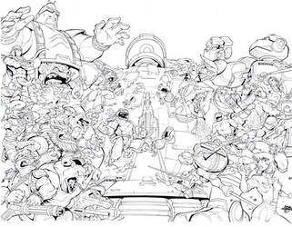 30th anniversary Tmnt variant Cover Inks