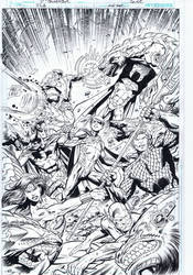 Justice League 51 Cover inks