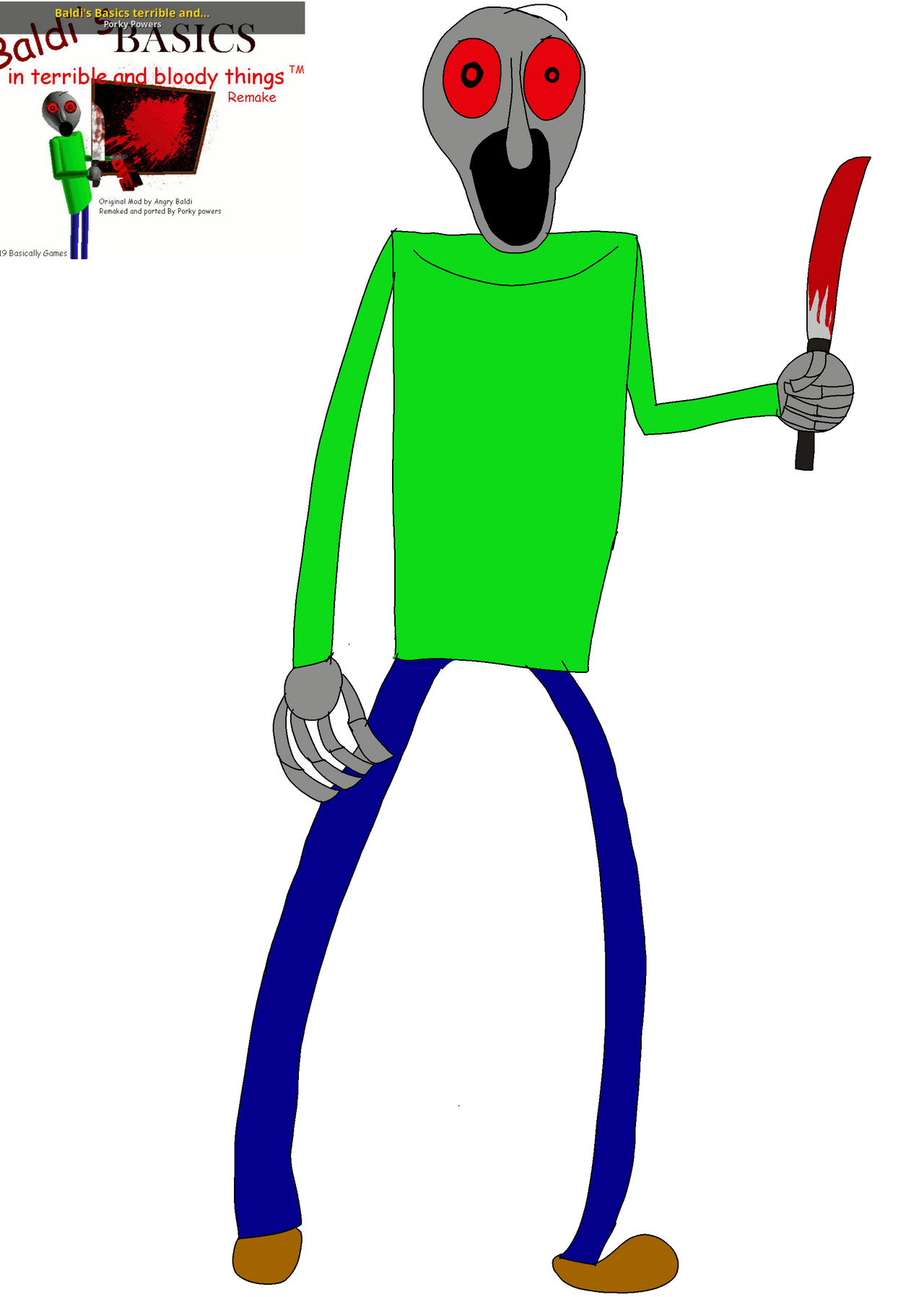 Baldi Math Horror Horror baldi by baldidoingsomep3dsuf on DeviantArt
