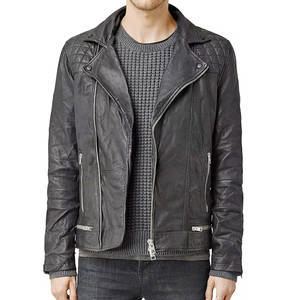 Conroy Quilted Leather Biker Jacket