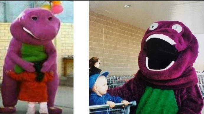 barney cursed images by MickeyPoopsOnFreddy on DeviantArt