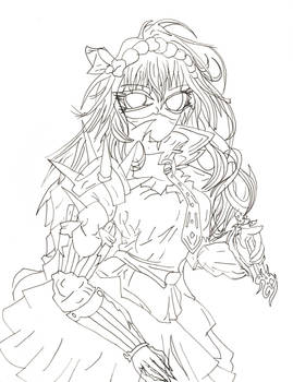 Irosa Iris line art 1