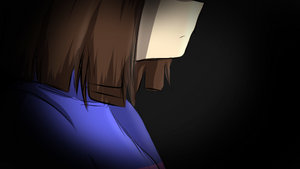 Chara and Frisk - GIF
