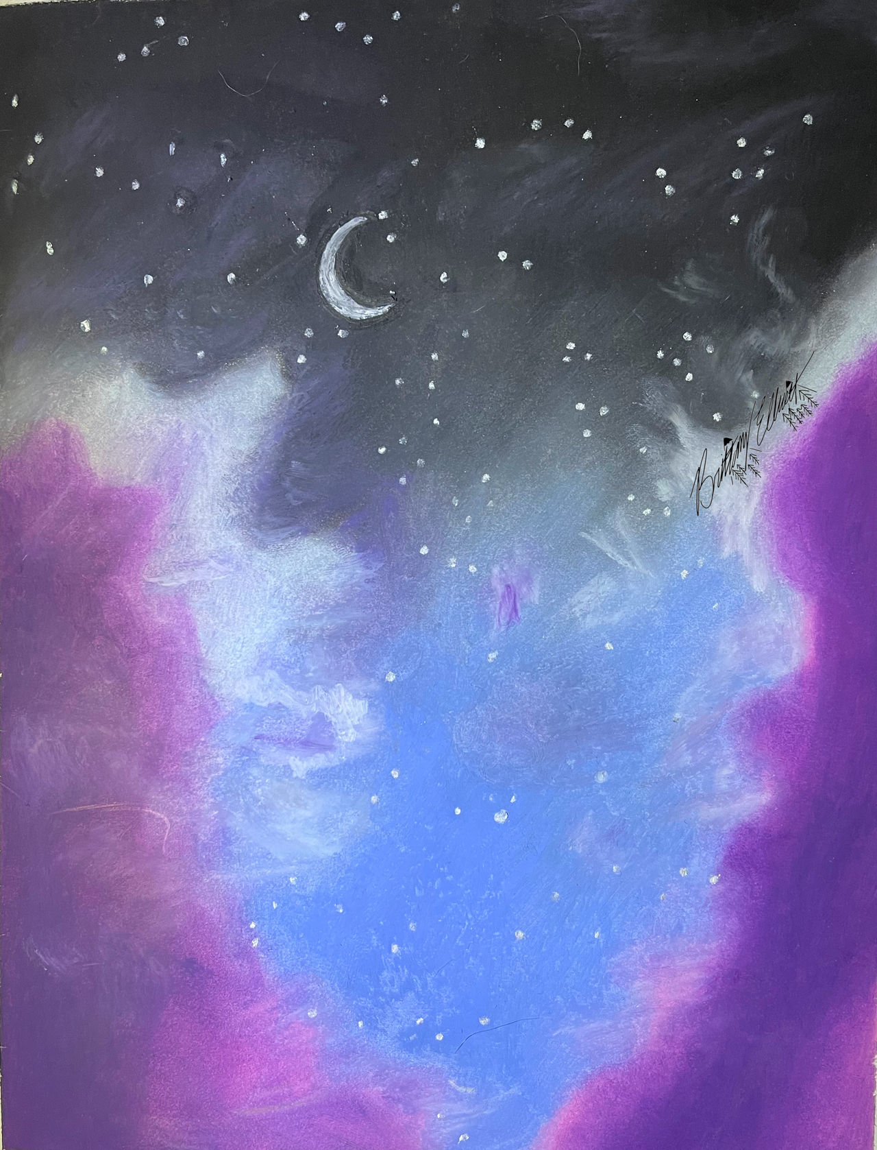 Violet Night Sky By TarponInk On DeviantArt violet-night-sky-by-tarponink-on-deviantart
