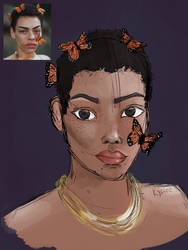 Butterfly face google images face study drawing