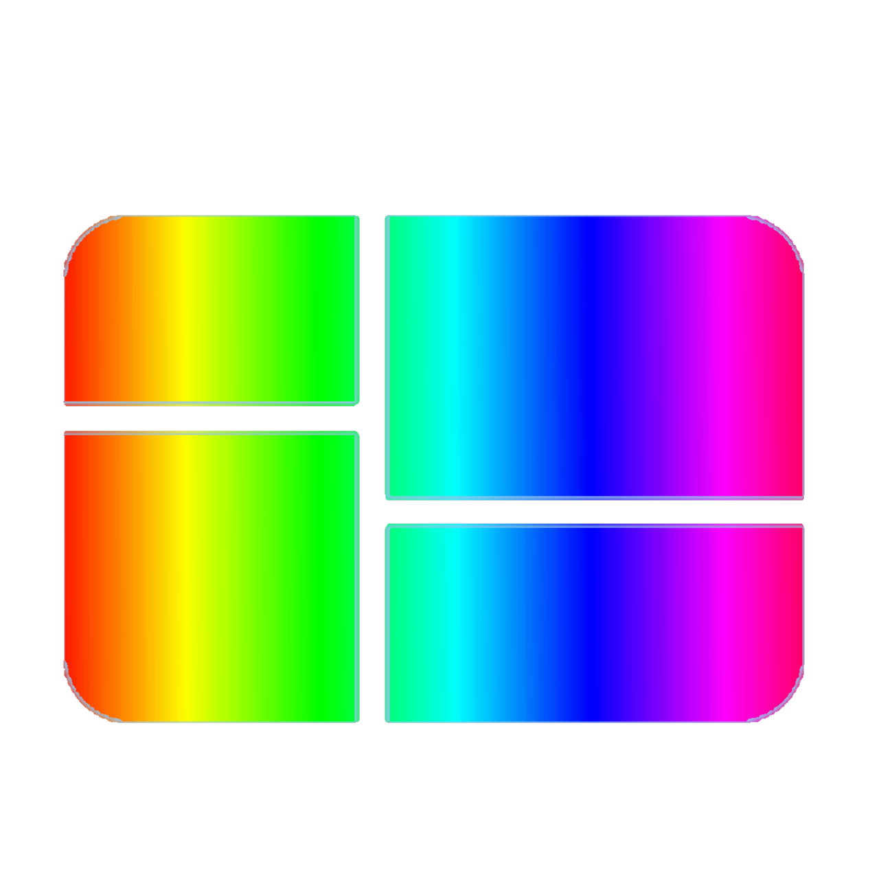 Windows 1.0 Chromatic Style Logo by Aidenwindows88 on DeviantArt