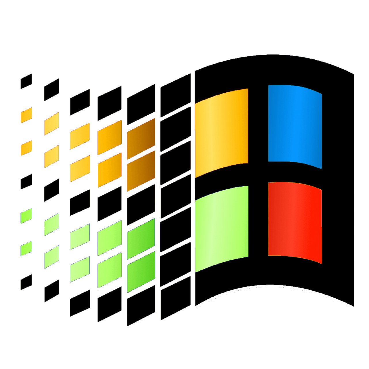 Windows 3.1 - Weird XP Style Logo by Aidenwindows88 on DeviantArt