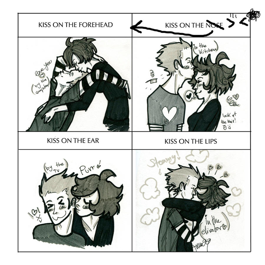 Cute kiss meme me and my boy by ArtyAnna on DeviantArt