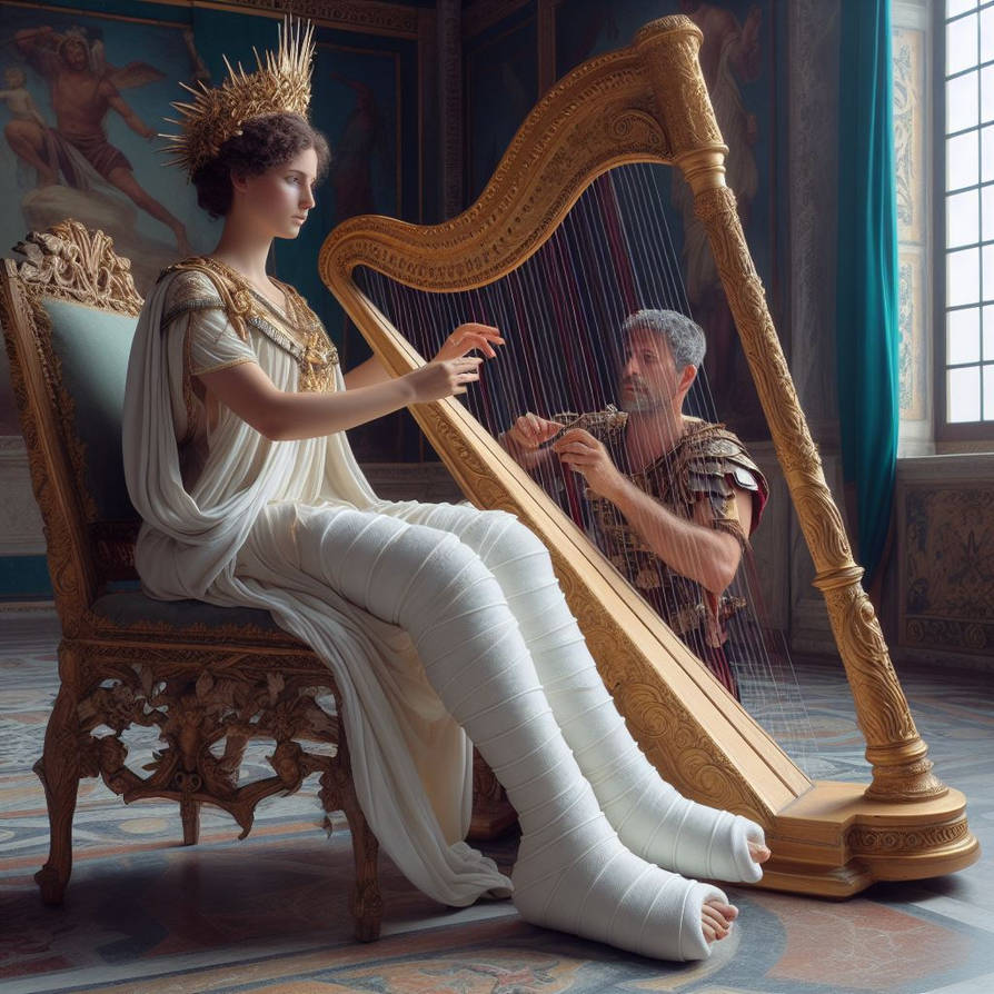 Lyre Rome Ancient Rome Lyre 3 by castai on DeviantArt