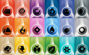 18 Basic Energy Cards / 18 Basic Pokemon Types