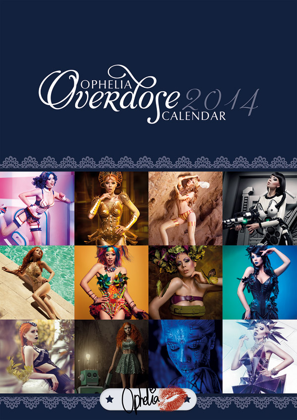 OPHELIA OVERDOSE calendar 2014