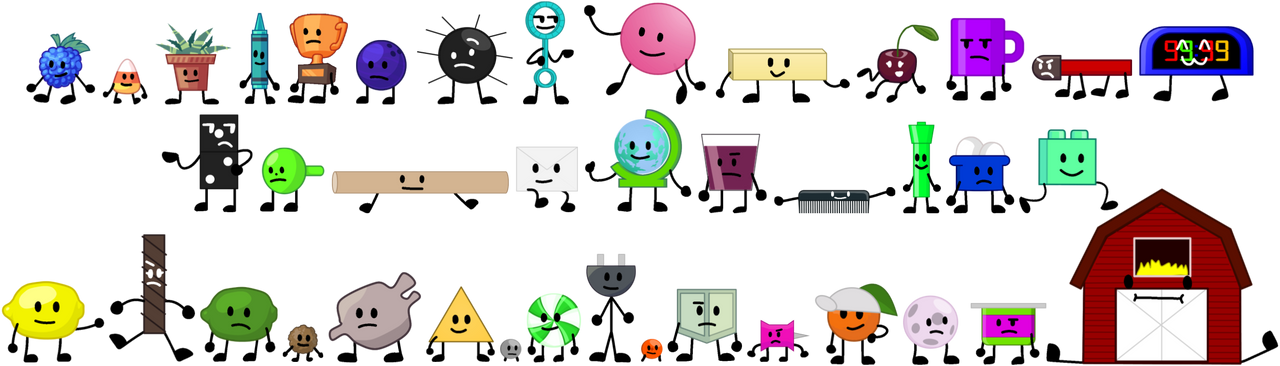 40 Object Characters by Jordan2048 on DeviantArt