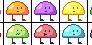 Gumdrop Sprite Variants (detailed)