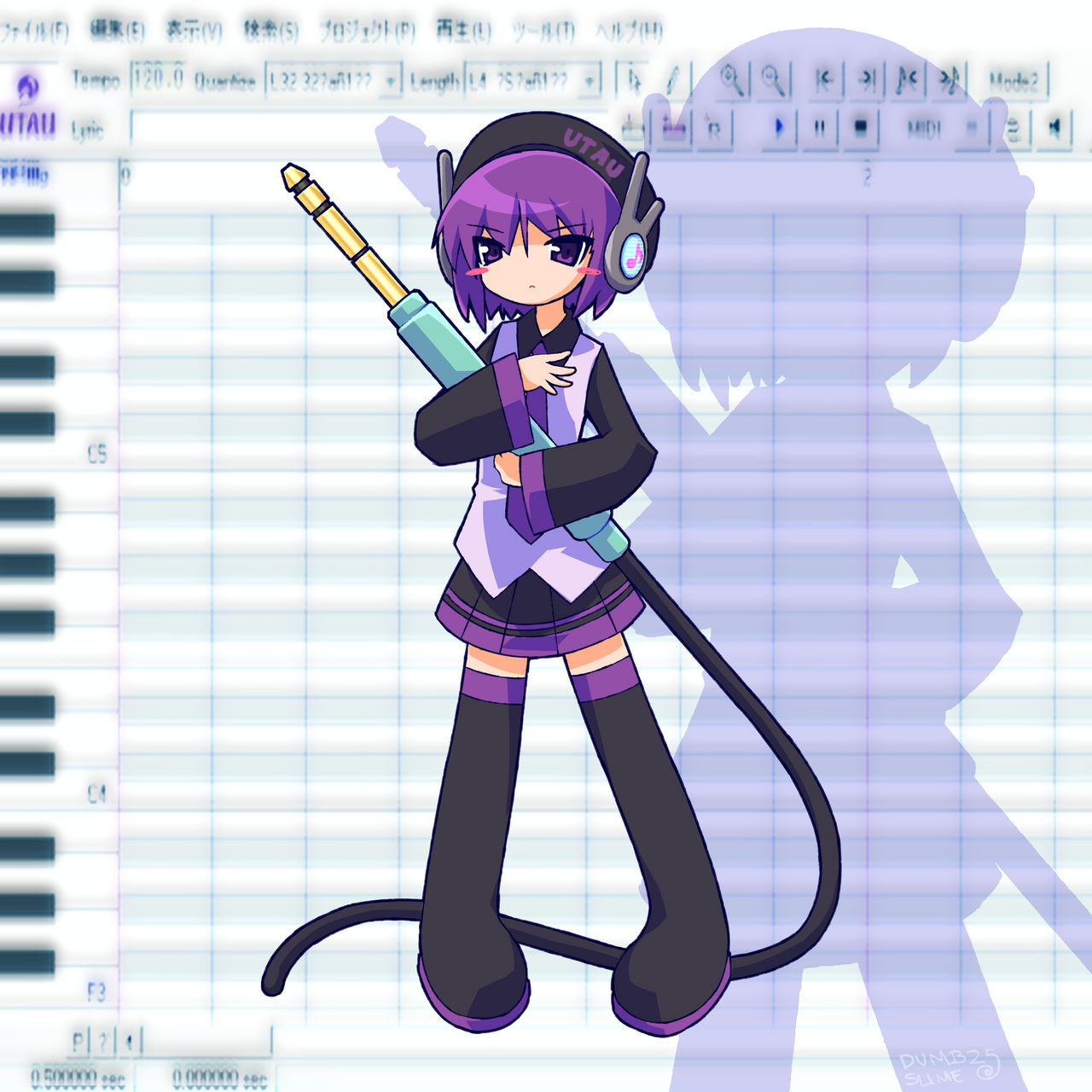 Defoko by dumbslime on DeviantArt