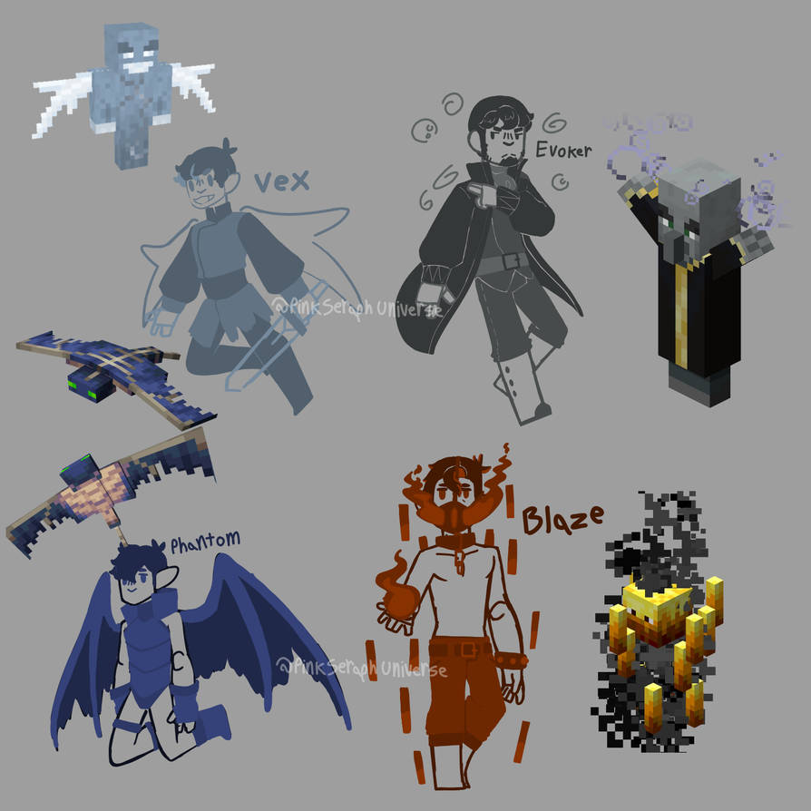 Minecraft Character design 1 by Seruverse on DeviantArt