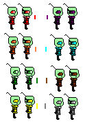 Irkin Invader Sprites