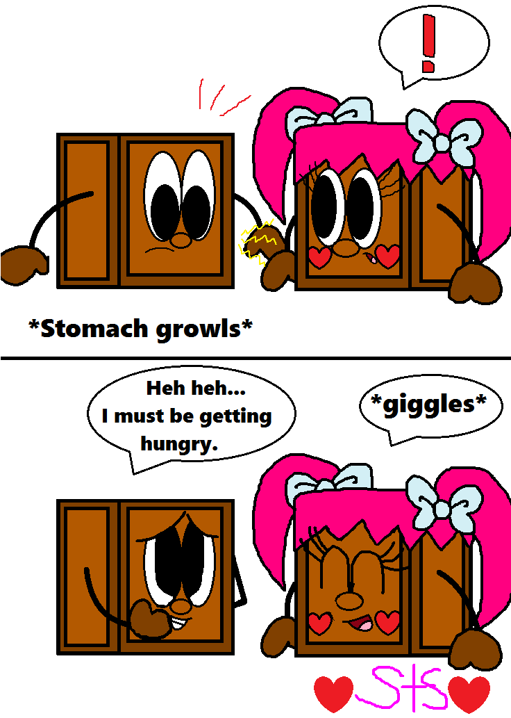 Tiny Box Tim's stomach growls by StormSpackman on DeviantArt