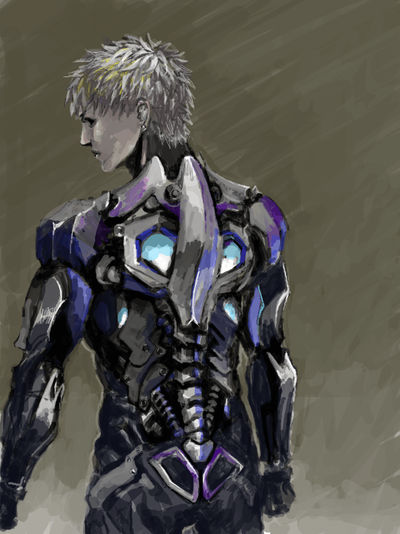 Genos back by aso0009 on DeviantArt
