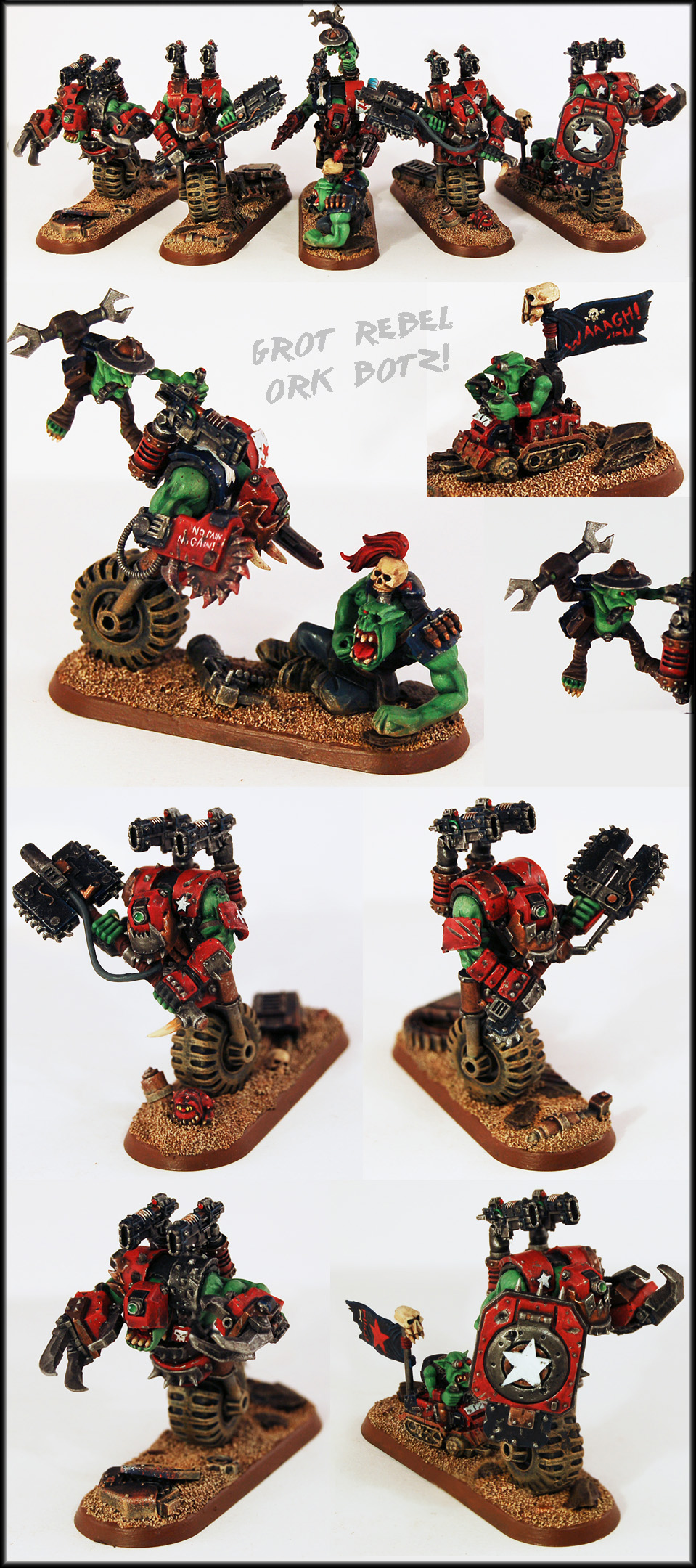 Ork Botz Squad (Nob Bikers)