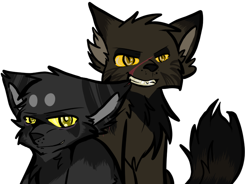 Tigerstar and Darkstripe