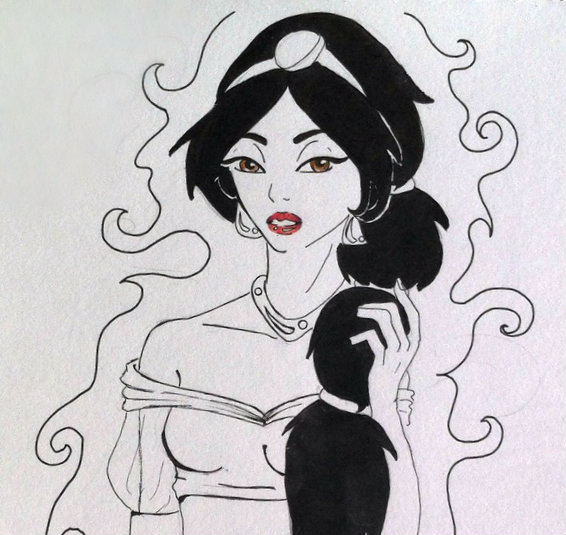 Jasmine sketch