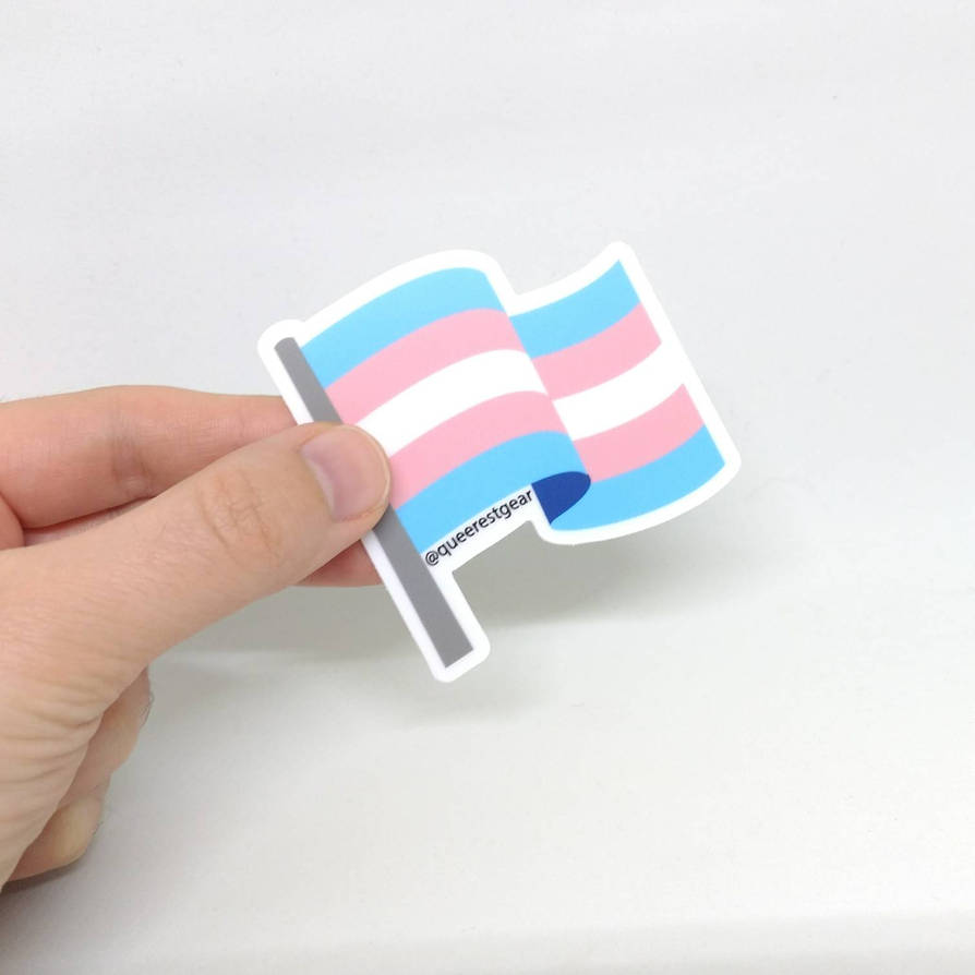 Transer Sensor Sticker Transgender Sticker by queerestgear on DeviantArt