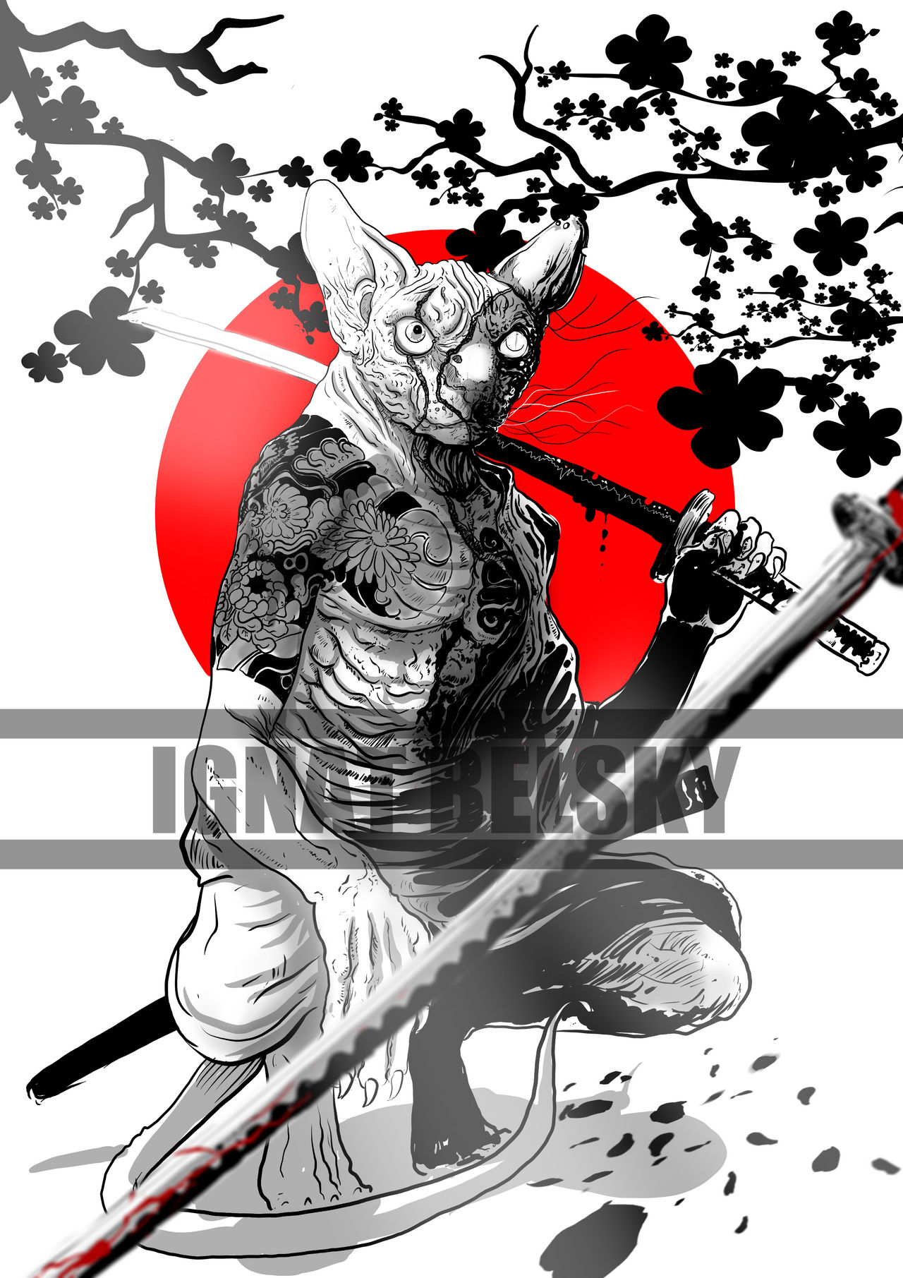 Yakuza Cats fight by IgnatBelsky93 on DeviantArt