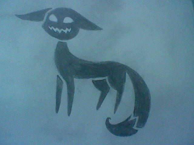 Shadow Figure -Traditional- by LunarEevee on DeviantArt