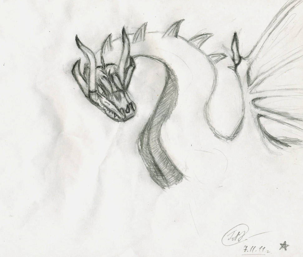 Serious dragon by AnvarDragon on DeviantArt