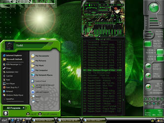 My Green Alienish desktop.