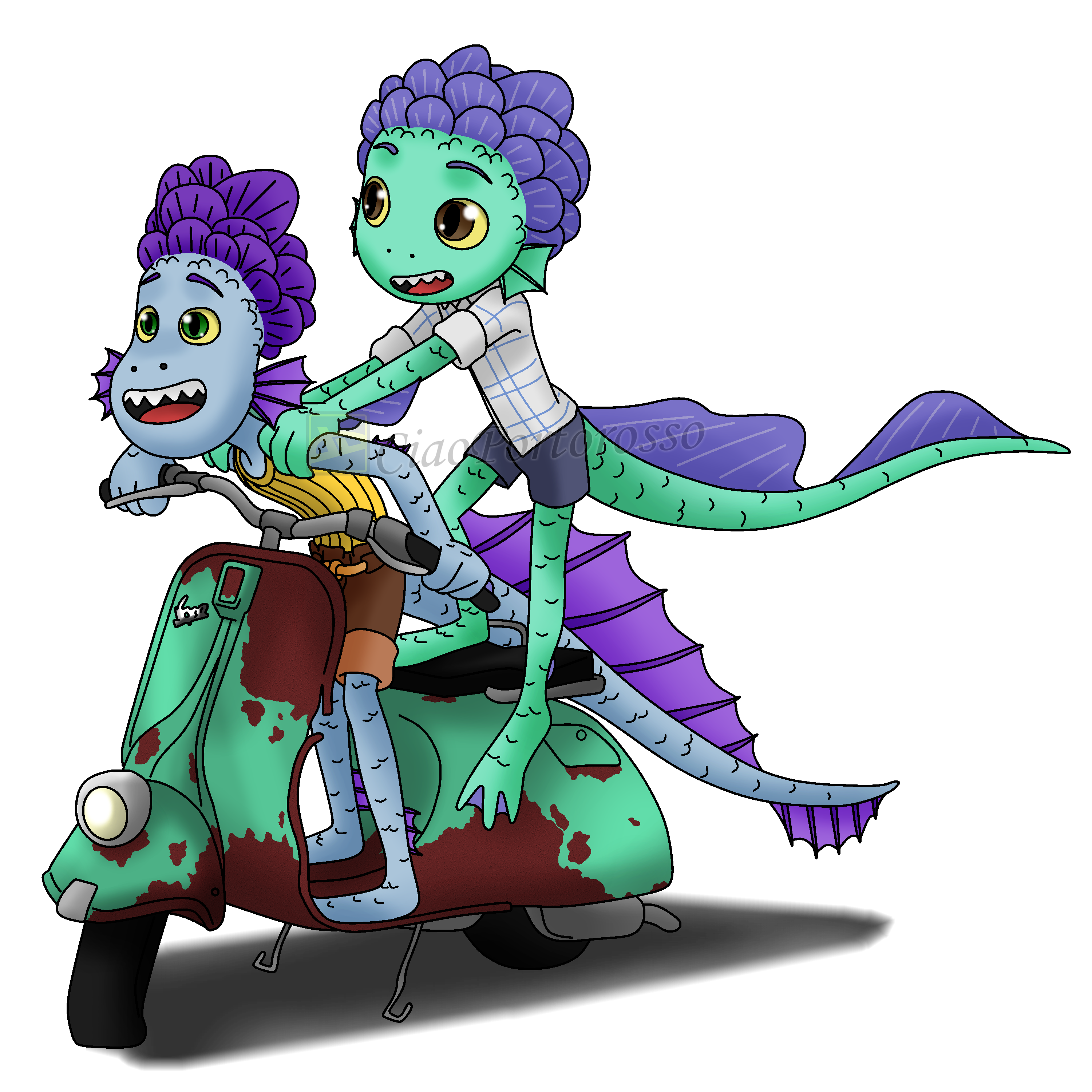 Sea Monster Luca Paguro by MinionFan1024 on DeviantArt