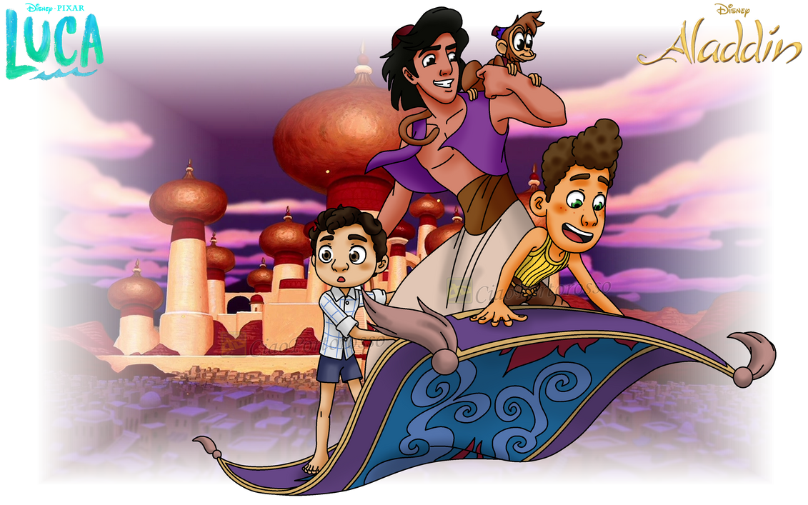 Aladdin X Rider Crossover 30 - Luca x Aladdin by CiaoPortorosso on DeviantArt