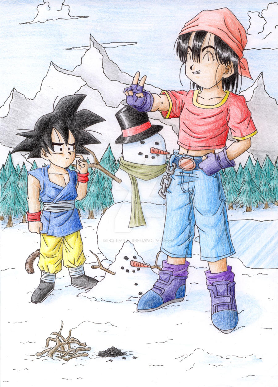 Dragon Ball GT: Super Saiyan Son Pan and Son Goku by The-James-Show on  DeviantArt