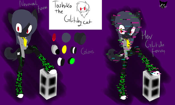 Toshiko The Glitchy Cat