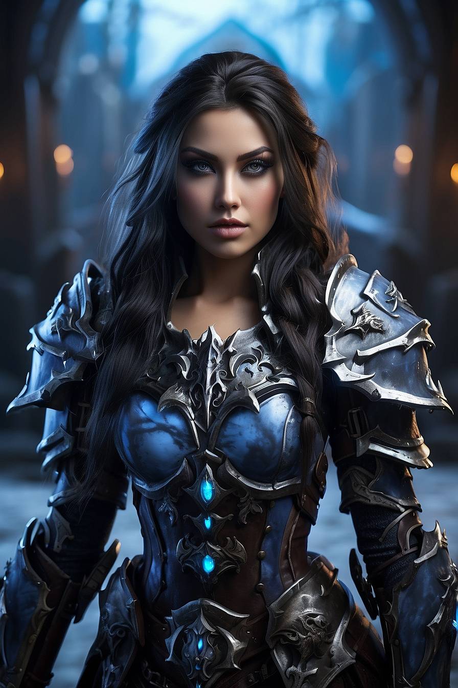 World of Warcraft inspired - Death Knight 4 by Milenna2020 on DeviantArt