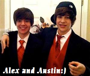 Alex and Austin Dressed up