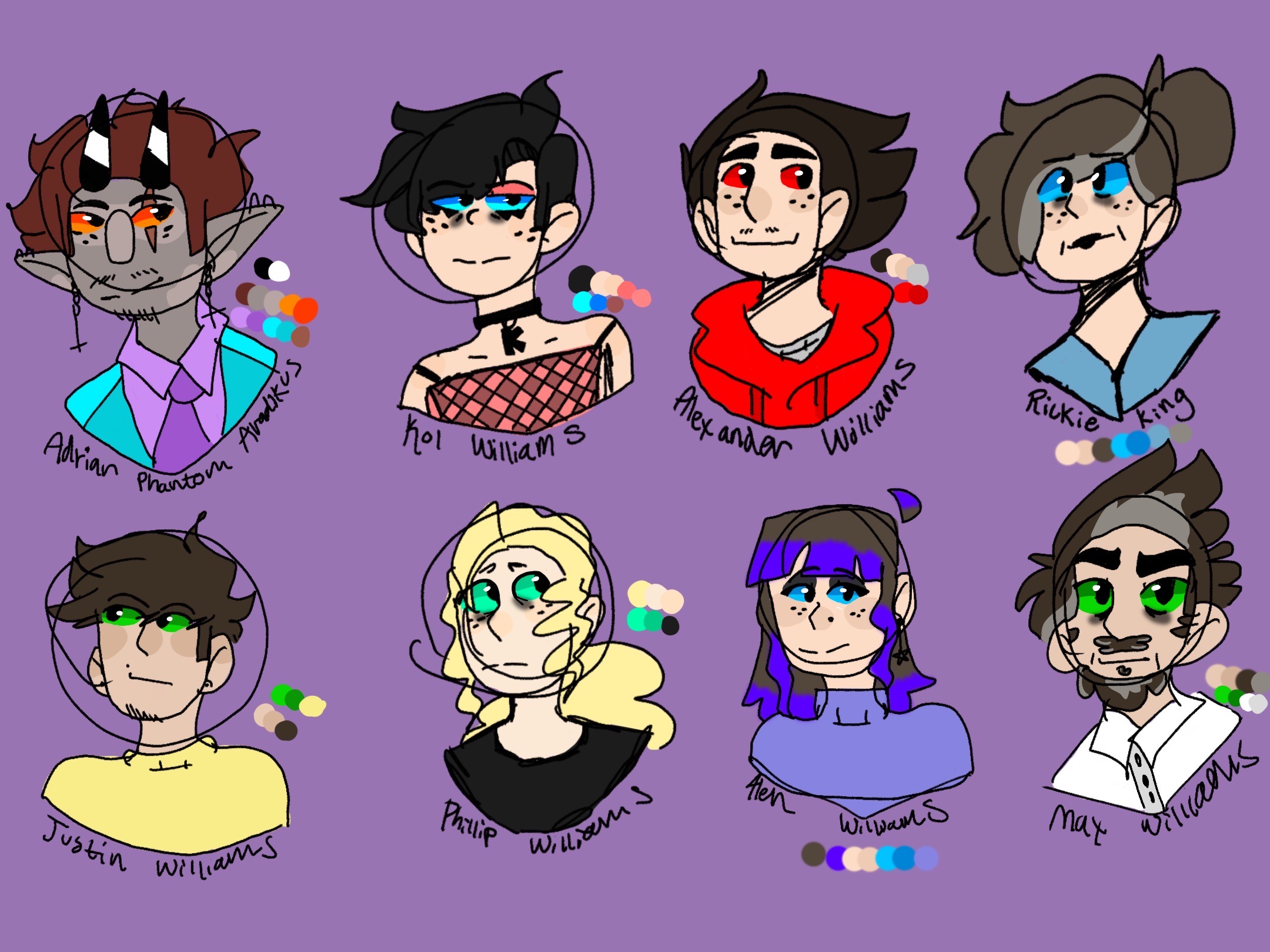 Pinterest Chracters Rough Rough character sketches by foramgloryarts on DeviantArt