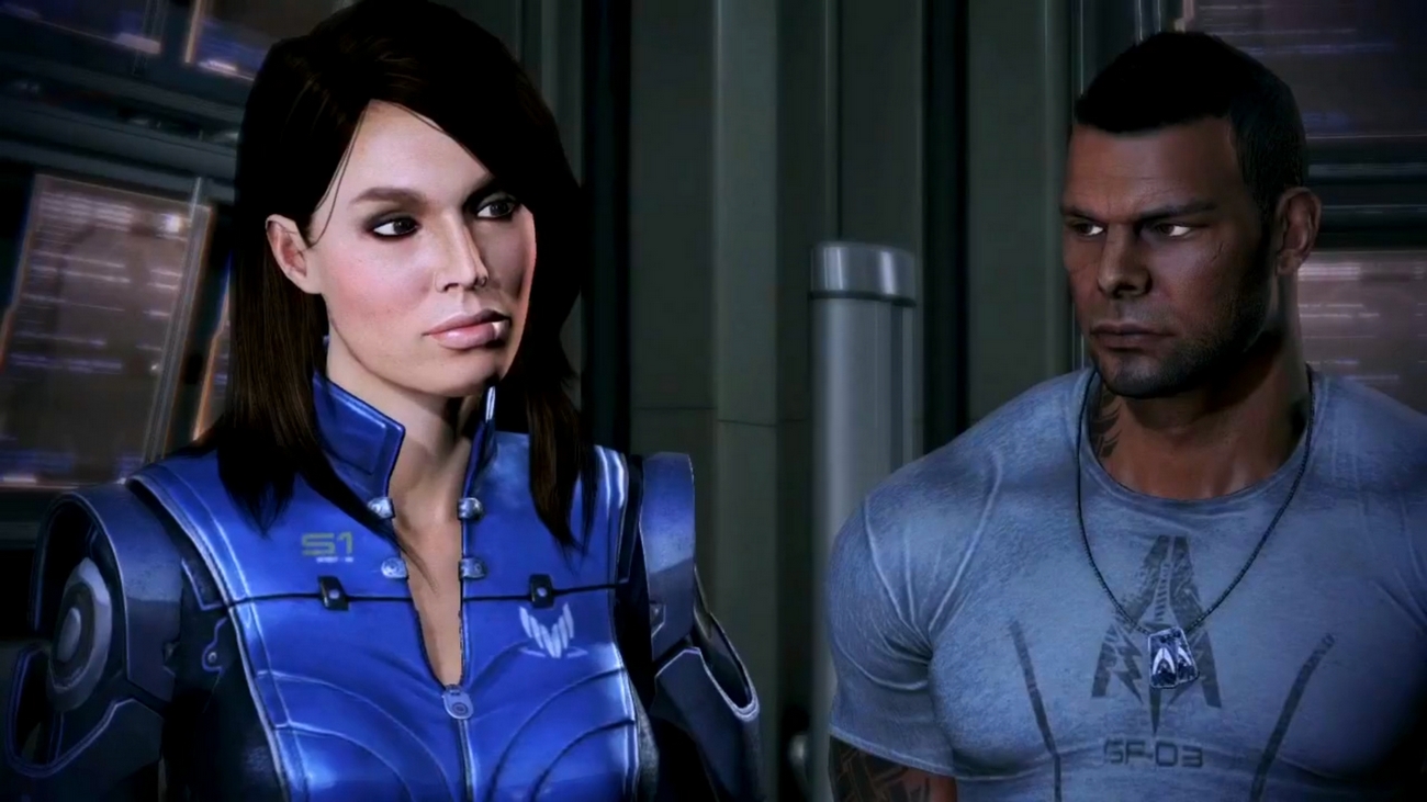 Ashley and James Vega Mass Effect 3