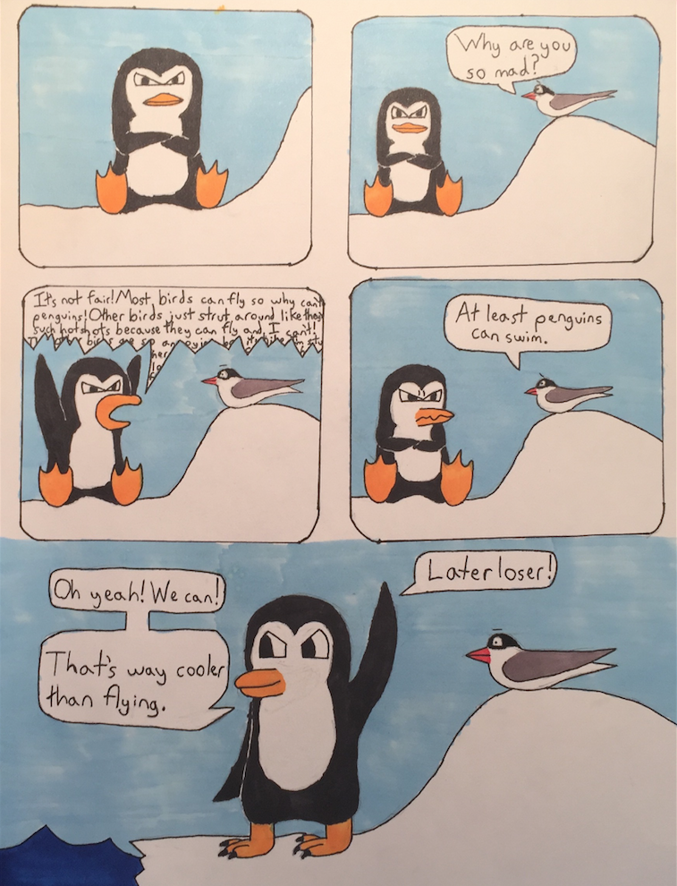 Grumpy Penguin by LittleLiquorice on DeviantArt