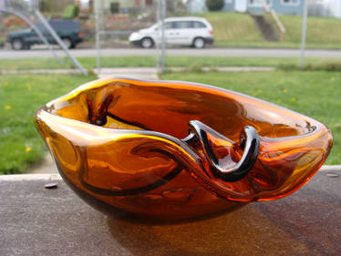 Collapsed Glass Bowl
